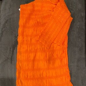 Hanifa Resort ruched skirt / coverup